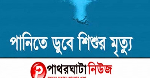 আমতলীতে পানিতে পড়ে শিশুর মৃত্যু