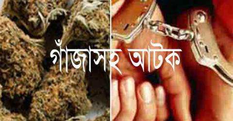 বামনায় বিশেষ অভিযানে গাঁজা যুবক আটক