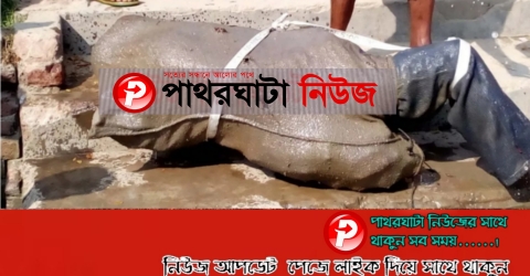 বরিশালের স্বরুপকাঠীতে বস্তাবন্দী লাশ উদ্ধার