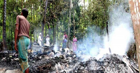 রাজাপুরে আগুনে পুড়ে ৮০ বছরের বৃদ্ধার মৃত্যু