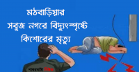 মঠবাড়িয়ার সবুজ নগরে বিদ্যুৎস্পৃষ্টে কিশোরের মৃত্যু