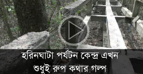 হরিনঘাটা পর্যটন কেন্দ্র এখন শুধুই একটা রুপ কথার গল্প ( ভিডিও)