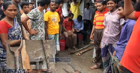 পাথরঘাটায় ব্যাবসায়ীর কাছ থেকে ৫০ হাজার টাকা ছিনতাই, মারধর (ভিডিও সহ)