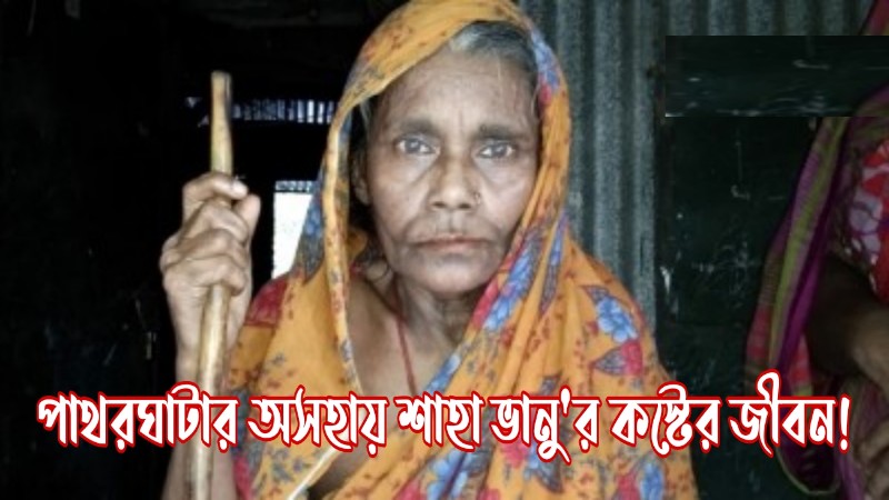 অসহায় শাহা ভানু / ছবিঃ সংগ্রহীত