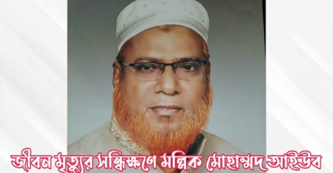 জীবন মৃত্যুর সন্ধিক্ষণে মল্লিক মোহাম্মদ আইউব