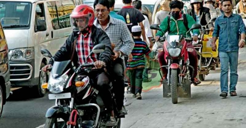 মোটরসাইকেলে আরোহী পরিবহনে নিষেধাজ্ঞা জারি