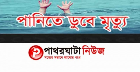 কাঁঠালিয়ায় পানিতে ডুবে স্কুল ছাত্রের মৃত্যু